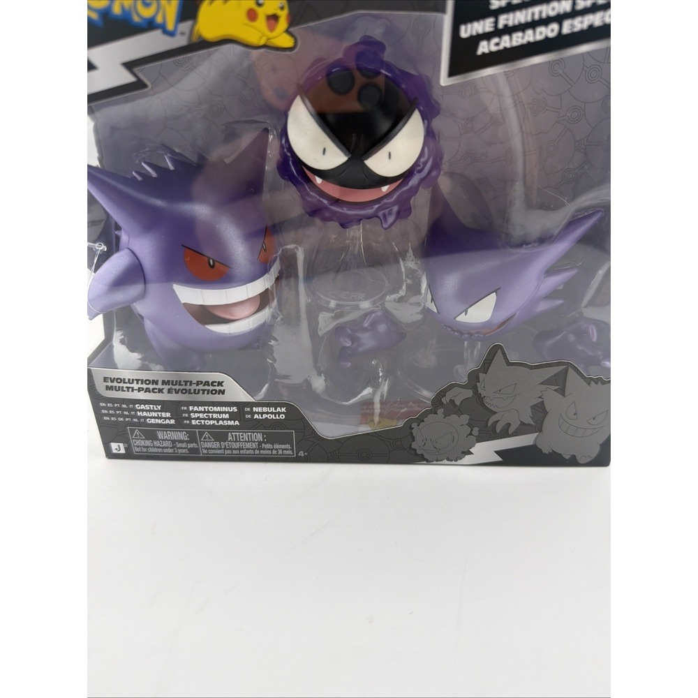 Pokémon Select Evolution Pack - Gastly, Haunter and Gengar Jazwares 2026 - Picture 2 of 11